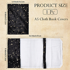 Бархатные обложки для книг в мягкой обложке AJEW-WH20120-05