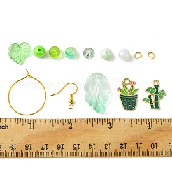 Наборы для изготовления сережек из акриловых бусин своими руками DIY-FS0006-67A