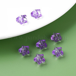 Прозрачные акриловые бусины MACR-S373-45-B14