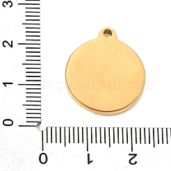 Pendentifs en acier inoxydable 304&nbsp;SA-CBACFEB-03G-03