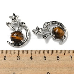 Природных тигровый глаз подвески G-M434-01P-24