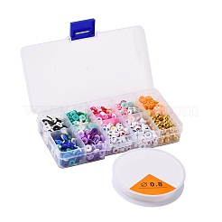 Kits de fabrication de bracelet de surfeur heishi diy&nbsp;DIY-FS0002-77