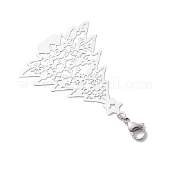 Елка 201 подвесные украшения из нержавеющей стали HJEW-JM02866