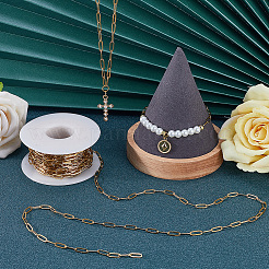 10м ионное покрытие (IP) 304 нержавеющая сталь скрепки цепи&nbsp;CHS-BBC0001-06