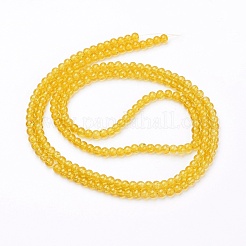 Fili di perline di vetro crepla&nbsp;X-CCG-Q001-4mm-10