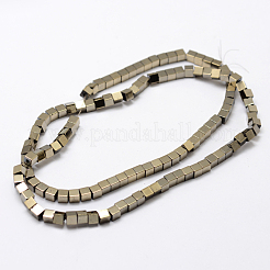 Galvanisieren unmagnetische synthetischen Hämatitkornen Stränge&nbsp;G-J170A-2x2mm-08