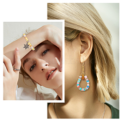 2500шт 10 цвета бусины из полимерной глины ручной работы&nbsp;CLAY-AR0001-24A