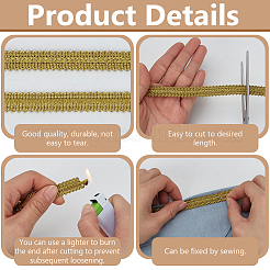 Polyester-Vorhangspitzen-Trimmerband&nbsp;DIY-WH0700-05C