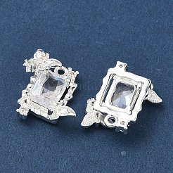 Подвески из латуни с прозрачным фианитом&nbsp;KK-C168-22S