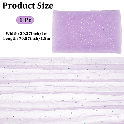 1 m Pailletten-Polyester-Organza-Stoffe&nbsp;DIY-CY0003-41A