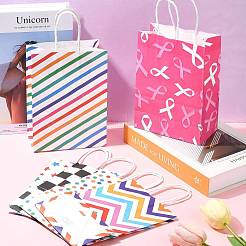 12 шт. 6-цветная бумажная упаковочная сумка-тоут CARB-FS0001-05