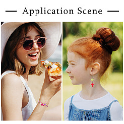 225шт 15 цвета непрозрачные акриловые бусины&nbsp;SACR-TA0001-12