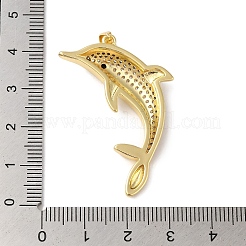 Подвески из латуни и прозрачного циркония с покрытием стойки&nbsp;KK-L216-067G