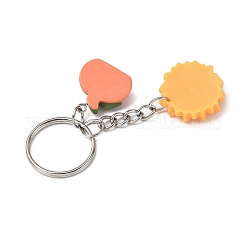 Брелки с подвесками из смолы подсолнечника KEYC-JKC01433