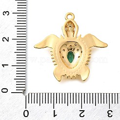 Adornos de latón micropavé de circonia cúbica&nbsp;KK-B131-02G-03