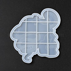 Силиконовые Молды для статуй в виде черепа и змеи своими руками&nbsp;DIY-C056-07