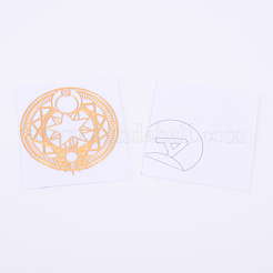 Autocollants en laiton auto-adhésifs&nbsp;DIY-TAC0005-38A-4cm