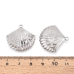 Ракушка из нержавеющей стали 304 с подвесками в виде морских звезд STAS-T069-45P