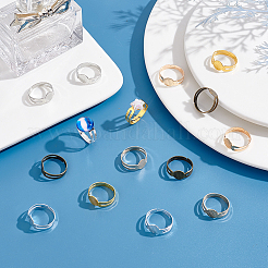 200 шт. 5-х цветные регулируемые кольца из сплава&nbsp;FIND-UN0001-88