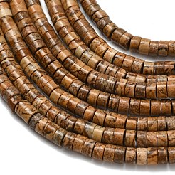 Естественного изображения яшмы бисер нитей G-Z110-A12-2x4mm