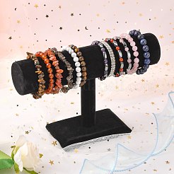 Бархатный браслет T бар дисплей S009