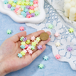 200 шт. Непрозрачные акриловые бусины SACR-DC0001-15