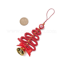 Weihnachtsbaum Polyester Anhänger Dekoration&nbsp;HJEW-JM04433-01
