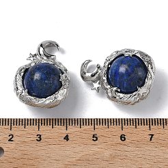 Gefärbt natürliche Lapislazuli Anhänger&nbsp;G-A298-02P-09