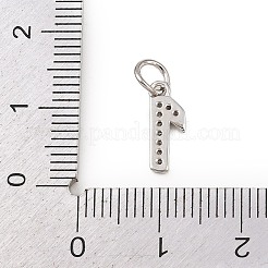 Латунные микропаве прозрачные кубические циркониевые подвески&nbsp;KK-G544-04P