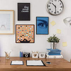 Шестиугольная настенная брошь ODIS-WH0329-84B