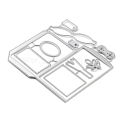 Трафареты для резки штампов из углеродистой стали в форме мешка DIY-P076-02