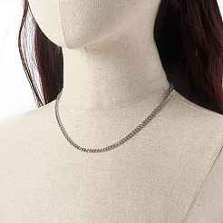 Не тускнеющие ожерелья из нержавеющей стали 304 NJEW-JN03637