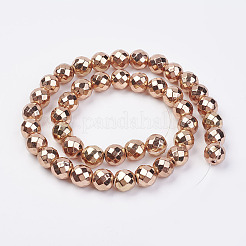 Non magnetici fili di perline di ematite sintetico&nbsp;G-P262-25-10mm-KCG