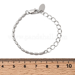 Herstellung von Armbändern aus Messingsäulengliedern&nbsp;AJEW-B189-01P