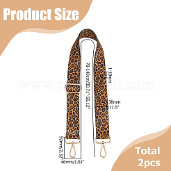 Регулируемый ремень для сумки из полиэстера с леопардовым принтом&nbsp;FIND-WH0817-039