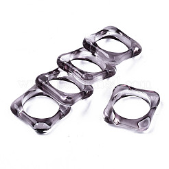 Прозрачные акриловые кольца на палец X-RJEW-T010-03