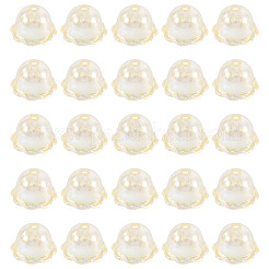 30 Stück UV-beschichtete Acryl-Perlenkappen&nbsp;PACR-TA0001-17D