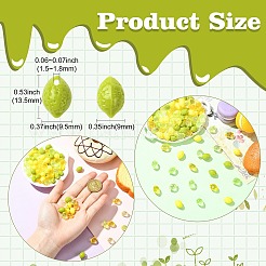 100 шт. 3 вида акриловых бусин&nbsp;SACR-CJ0001-90