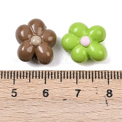 Непрозрачные акриловые эмалированные бусины OACR-I029-01