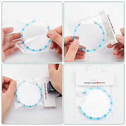 120 шт. прямоугольные бумажные складные карточки-заголовки CDIS-WR0001-01A