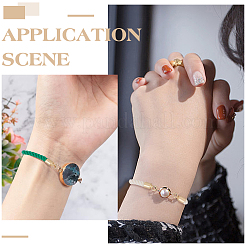 10шт 10-х цветные витые нейлоновые шнуры серебряные браслеты&nbsp;DIY-ME0001-10