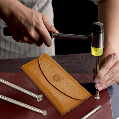 3 шт. 3 стиля штампов для кожевенного ремесла из легированной стали FIND-GA0004-22