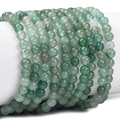 Естественный зеленый авантюрин бисер нитей&nbsp;G-E380-02-4mm