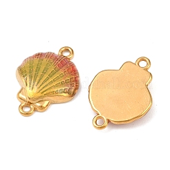 Подвески-шармы из нержавеющей стали 304 в форме ракушки&nbsp;STAS-C150-07G