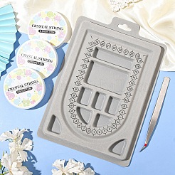 Пластиковые флокированные дизайнерские доски из бисера ODIS-YW0001-05