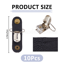 10 шт. ремни для кабеля из коровьей кожи&nbsp;HJEW-FH00224