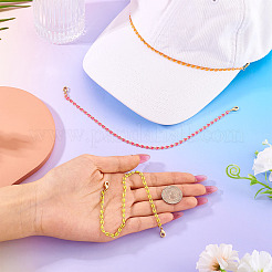 3 шт. 3 цвета латунная эмалированная цепочка для изготовления браслета AJEW-TAC00049