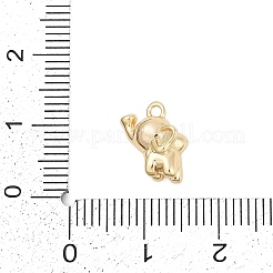 Латунь подвески&nbsp;ZIRC-P122-04G