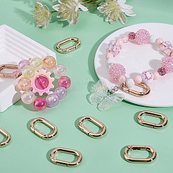 18 шт. застежки для ключей из цинкового сплава&nbsp;PALLOY-SP0001-10