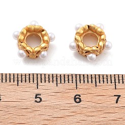 Стойка покрытие цветок латунные бусины KK-H449-70G-02-RS